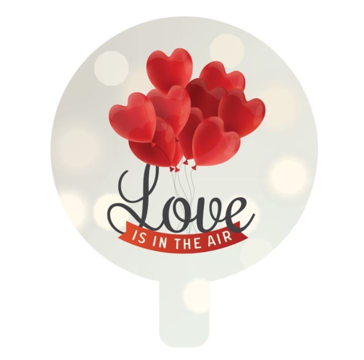 Mr Hugo 🐶 with Sparkle "Love" Heart Valentine