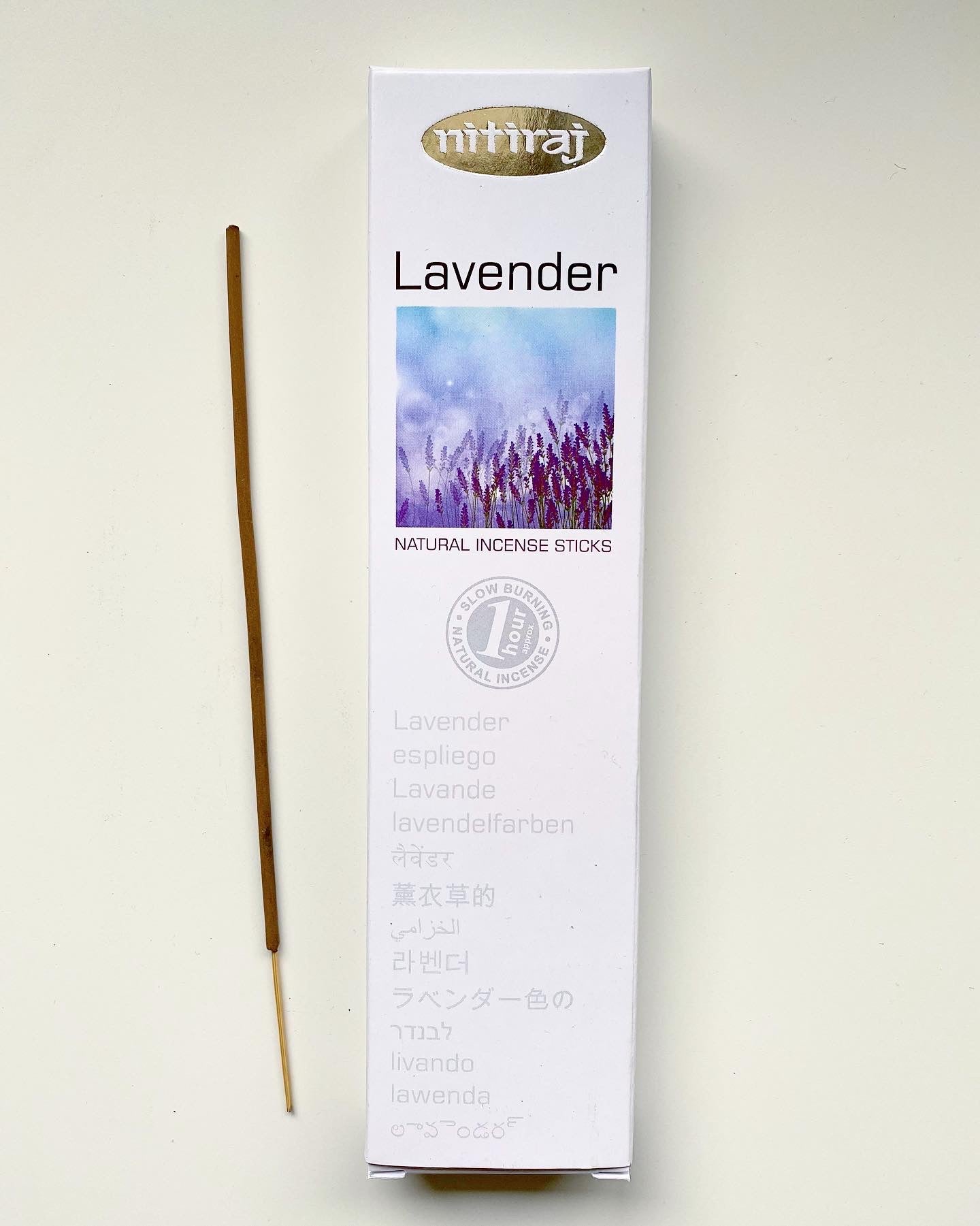 Nitiraj Platinum - Lavender - Natural Incense Sticks