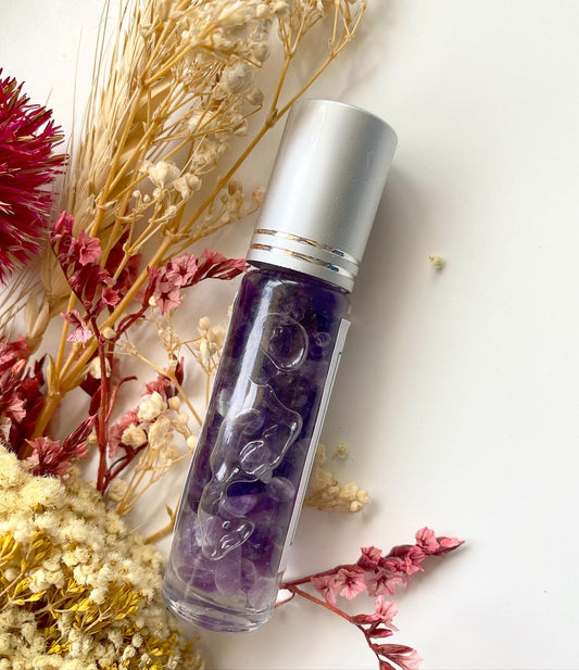 Amethyst | Rose Perfume Oil Roller