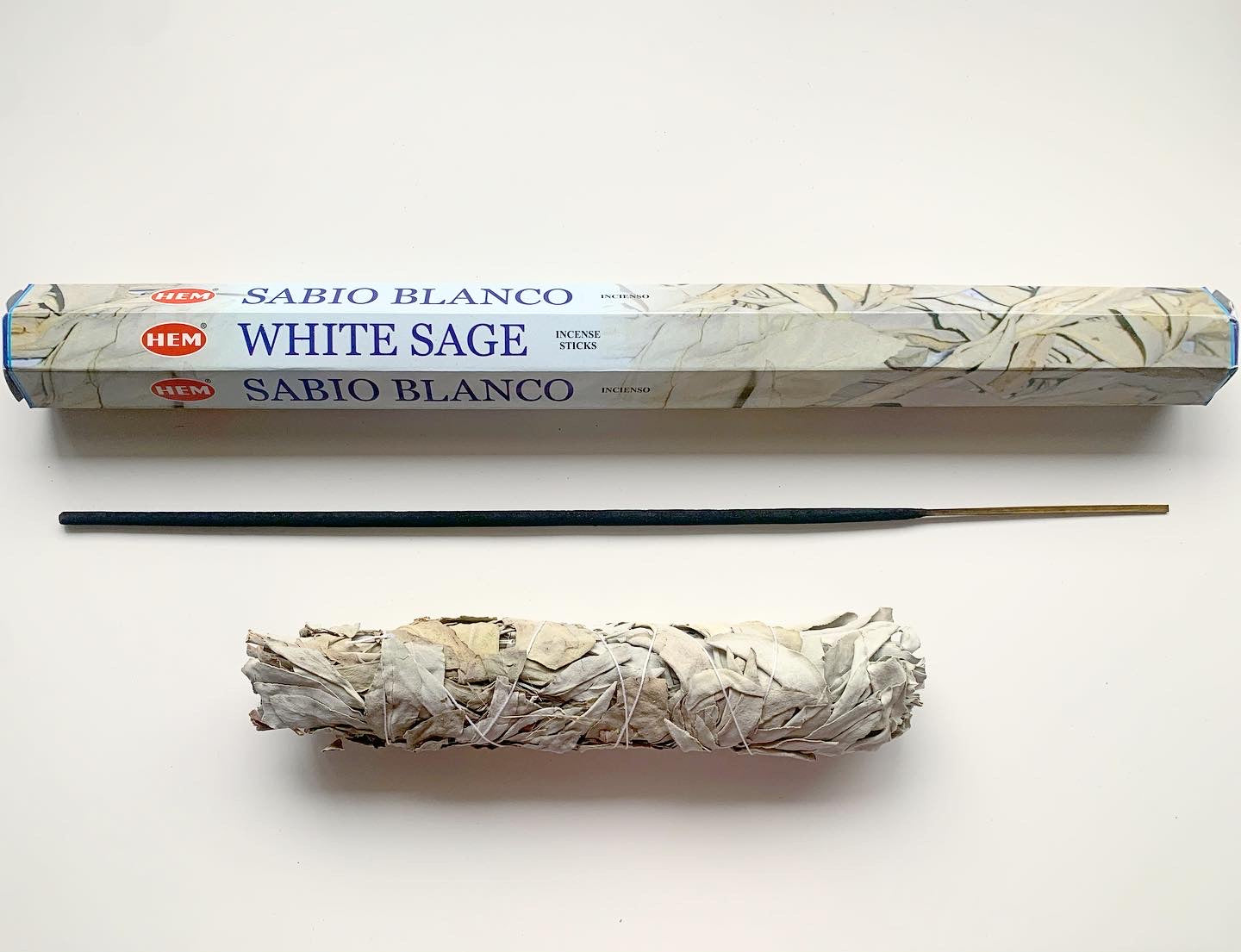 HEM - White Sage Tall Incense Sticks