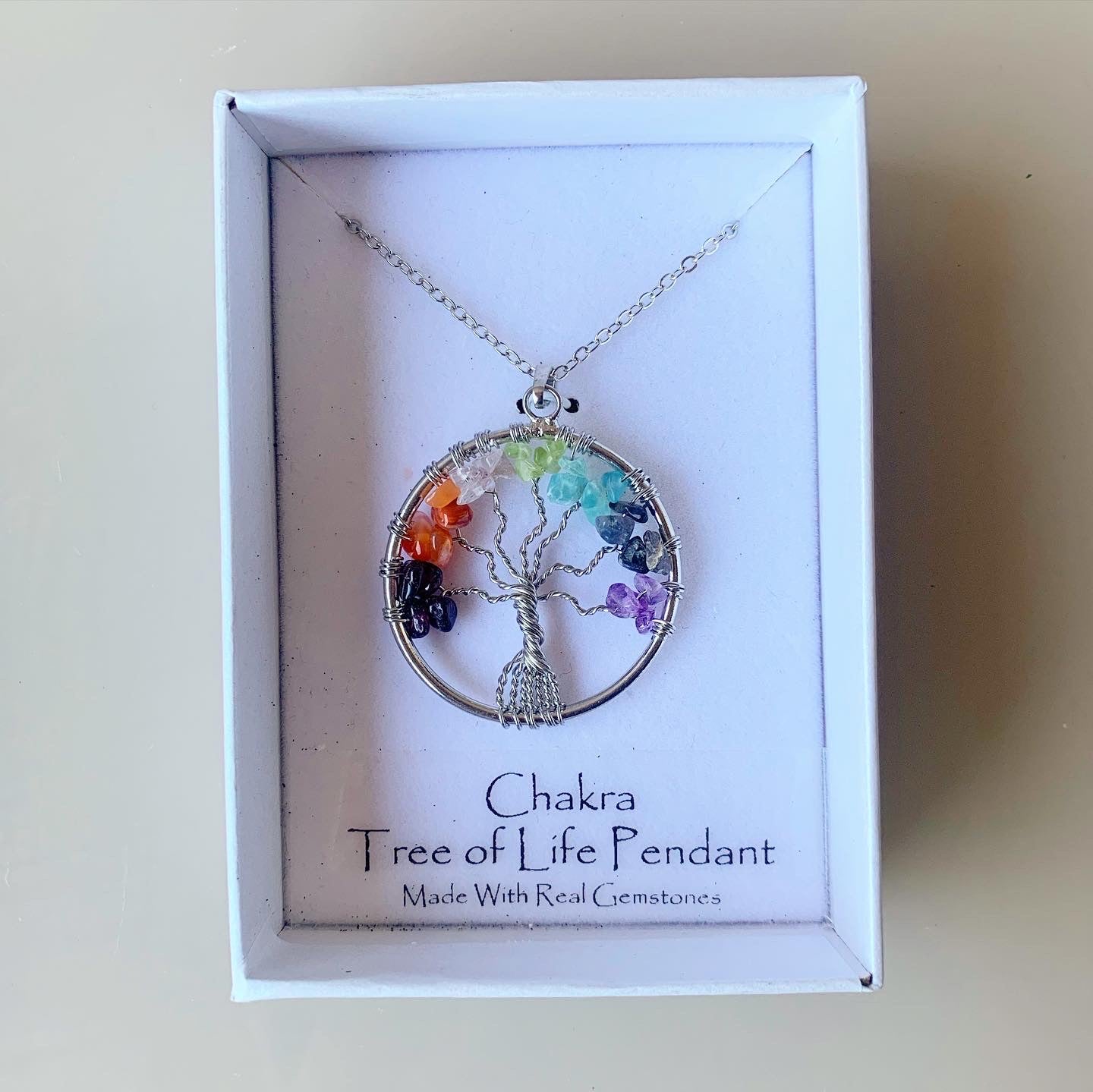 Tree of Life Chakra Pendant