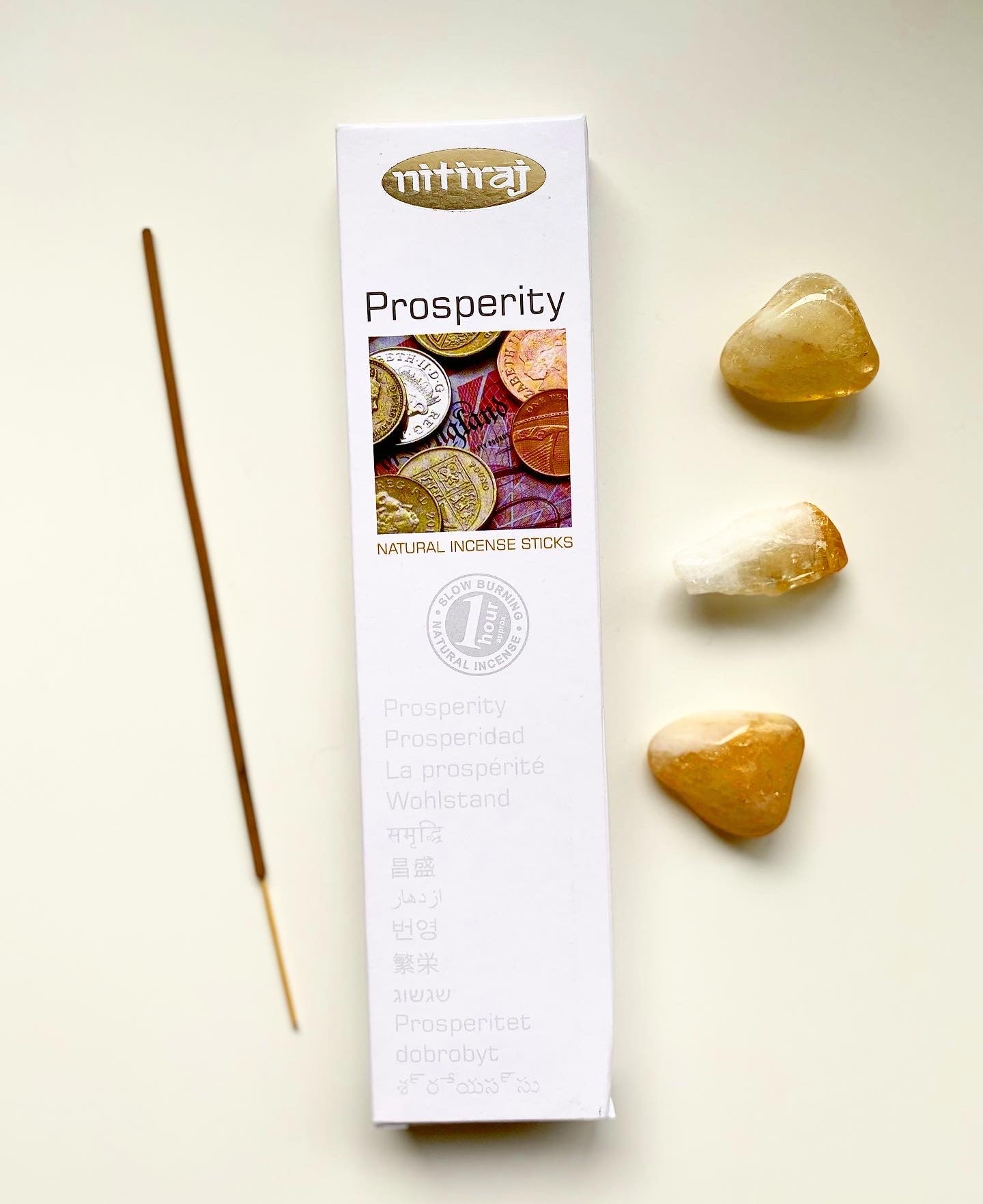 Nitiraj Platinum - Prosperity - Natural Incense Sticks