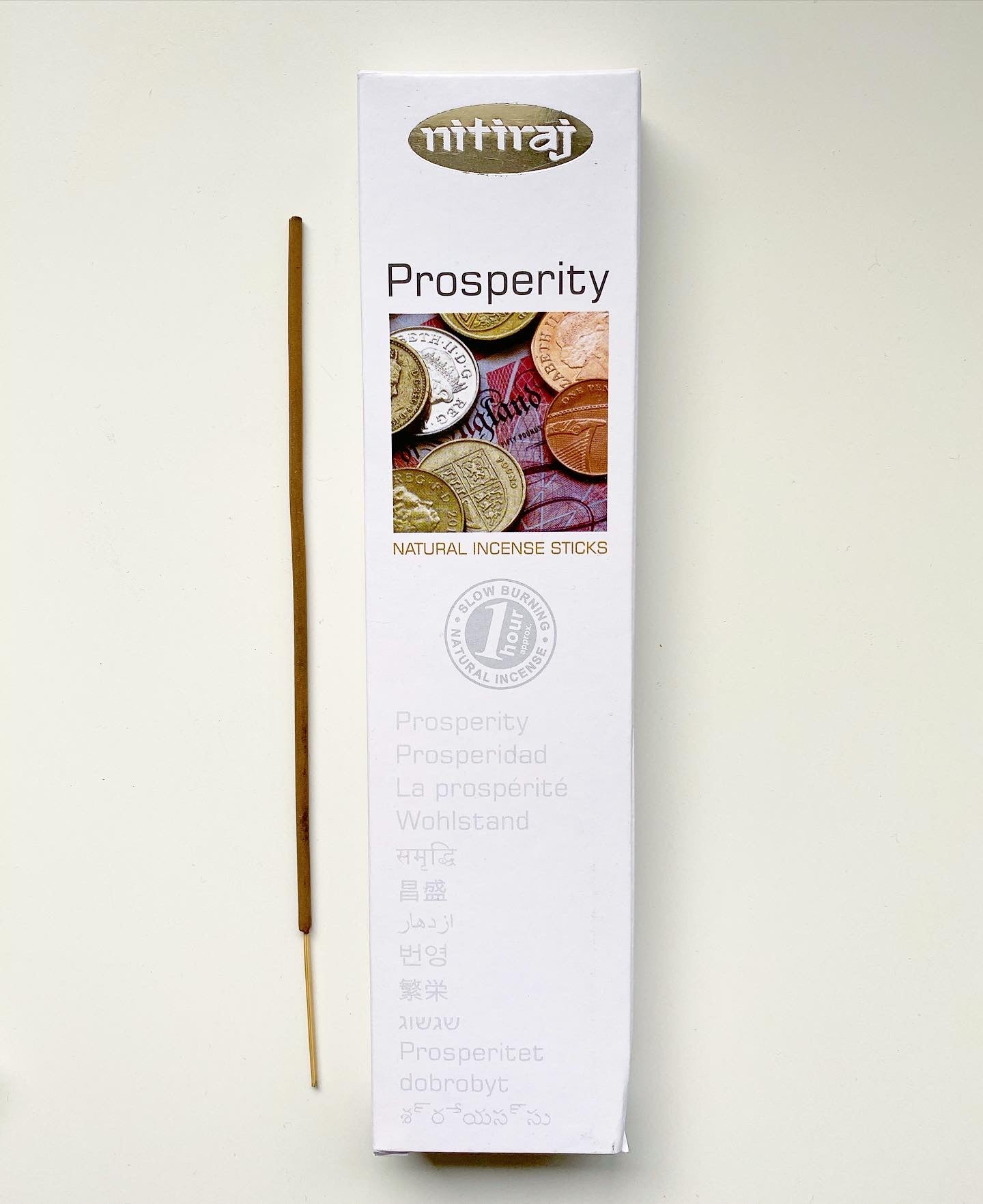 Nitiraj Platinum - Prosperity - Natural Incense Sticks