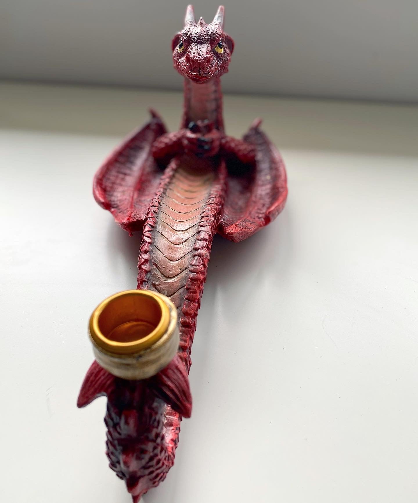 Dragon  🐉 Incense Stick Cone Candle Holder Burner - Statue Figurine