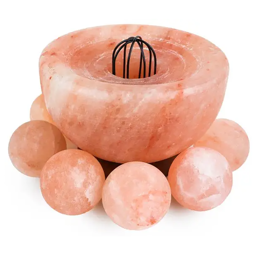 Massage Ball Fire 🔥 Bowl Salt Lamp